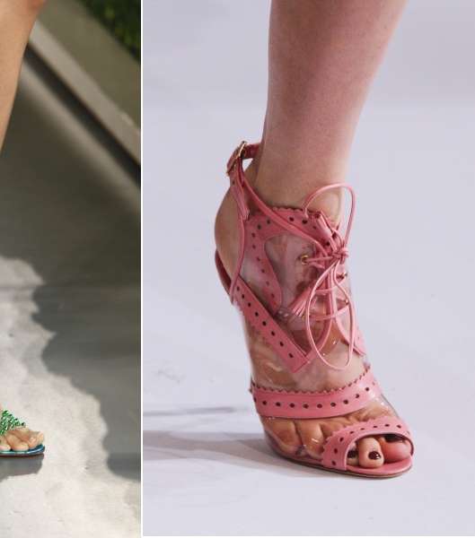 الأحذية البلاستيكية موضة في صيف 2012، إليكِ أجمل التصاميم