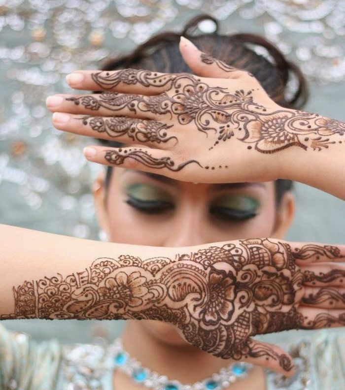 صور اجمل نقشات حناء يمنيه للعروس