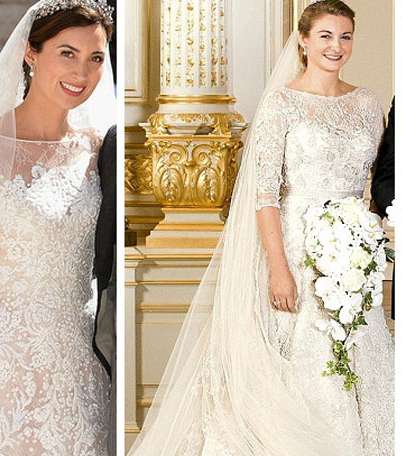 صور فساتين زفاف الاميرات | صور فساتين عرايس ايلي صعب 