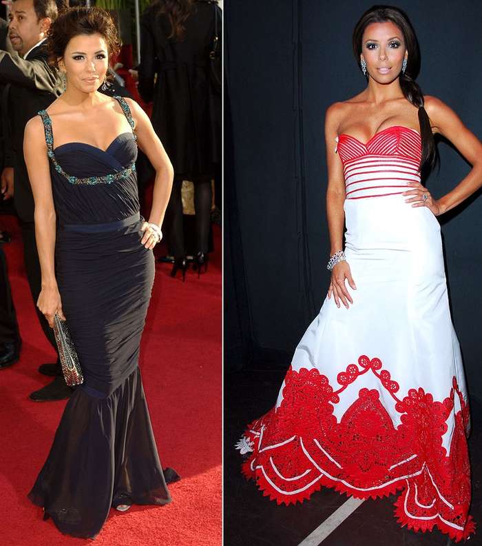 فساتين إيفا لونغوريا منذ سنوات عدّة