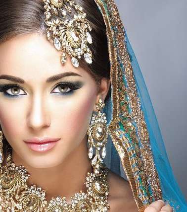 مكياج عرايس بأسلوب هندي