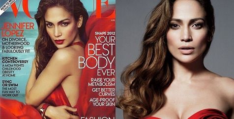 إطلالة مميّزة لجينيفر لوبيز على غلاف Vogue