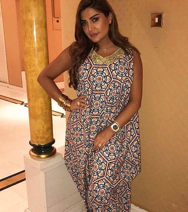 صور اجمل فساتين امل العوضي 2017