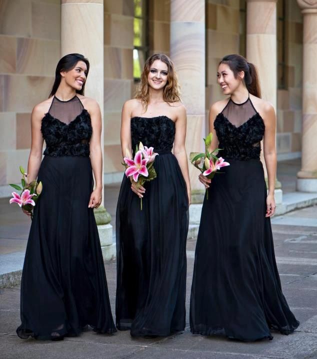صور فساتين باللون الاسود | اجمل موديلات الفساتين السوداء