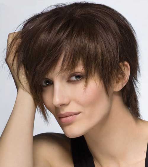 صور اجمل قصات شعر جديده مدرج