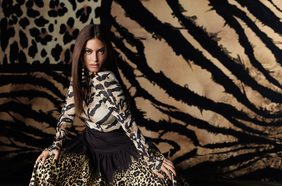 كارن وازن في الحملة الاعلانية الجديدة لروبرتو كافالي