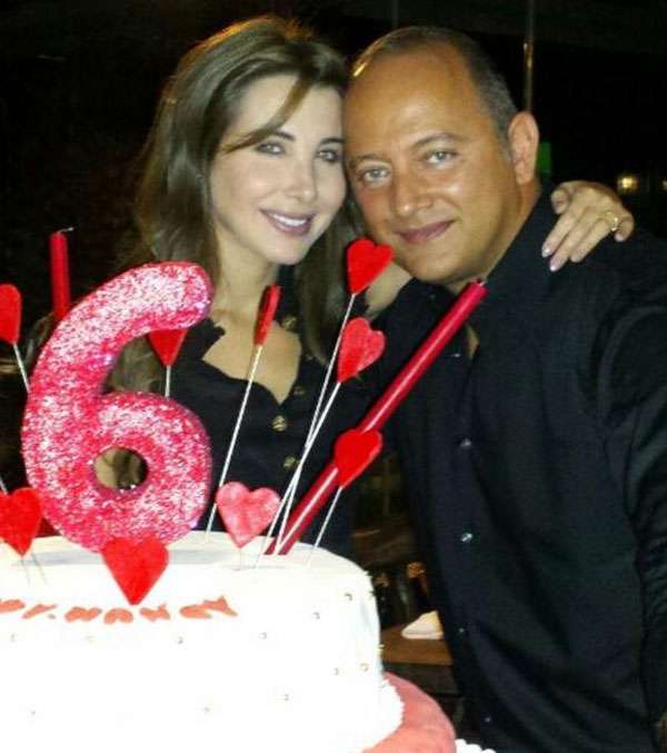 نانسي عجرم وزوجها في عيد زواجهما السادس