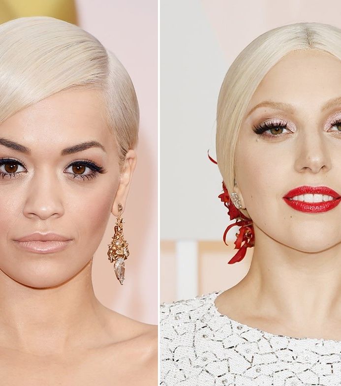 الشعر البلاتيني مع ريتا أورا وليدي غاغا