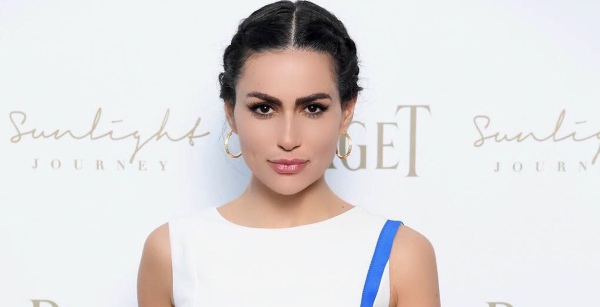 ديالا مطي خلال رحلتها الى روما مع بياجيه