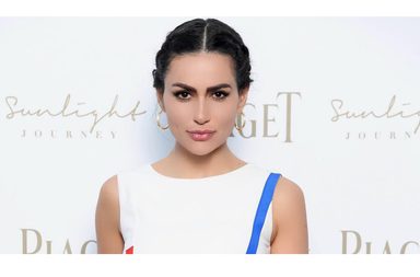ديالا مطي خلال رحلتها الى روما مع بياجيه
