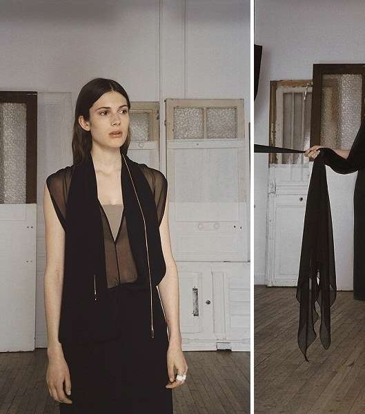  عارضات Maison Martin Margiela تتميّزن بمجموعة أزياء Resort 2015