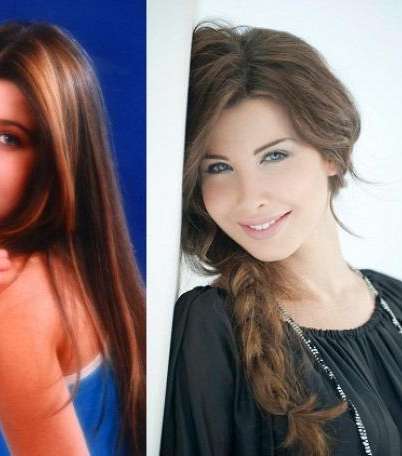 نانسي عجرم قبل عمليّات التجميل