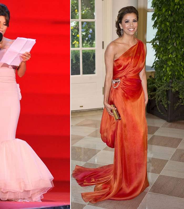 فساتين سيّئة عنونت إطلالات إيفا لونغوريا السابقة