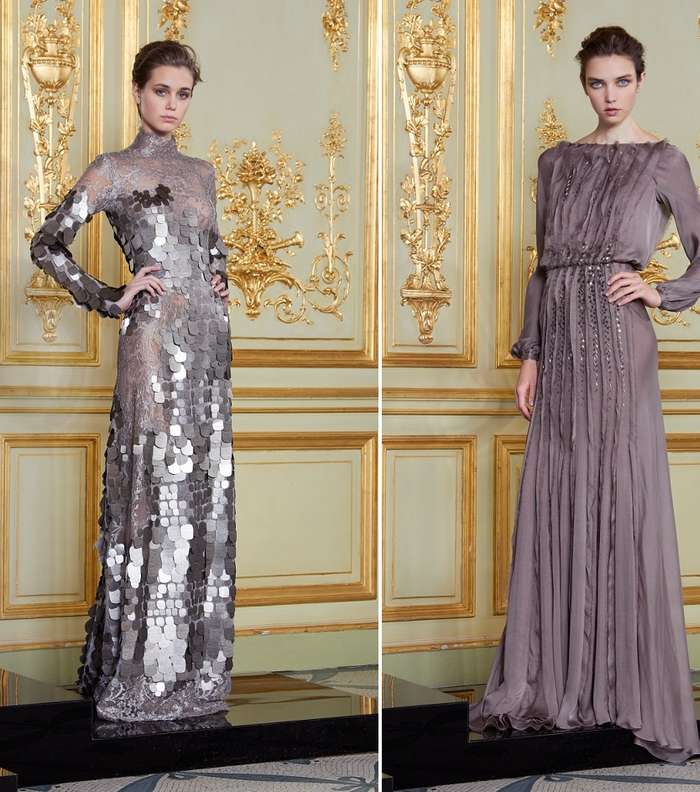 تألقي بأجمل الفساتين الراقية لشتاء 2014 من تصميم رامي العلي