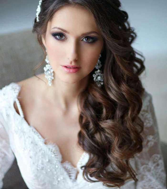 تسريحة شعر عروس بالصور