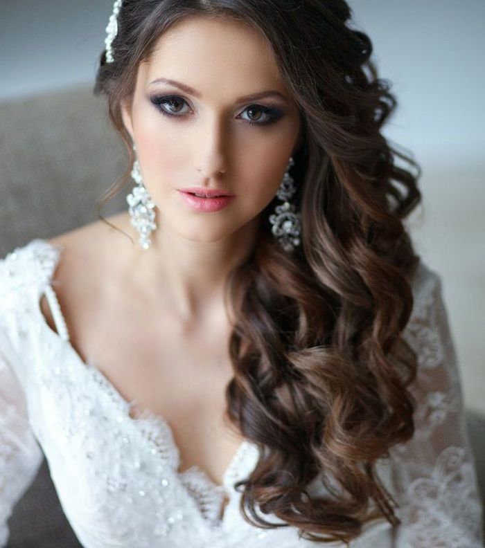 تسريحة شعر عروس بالصور