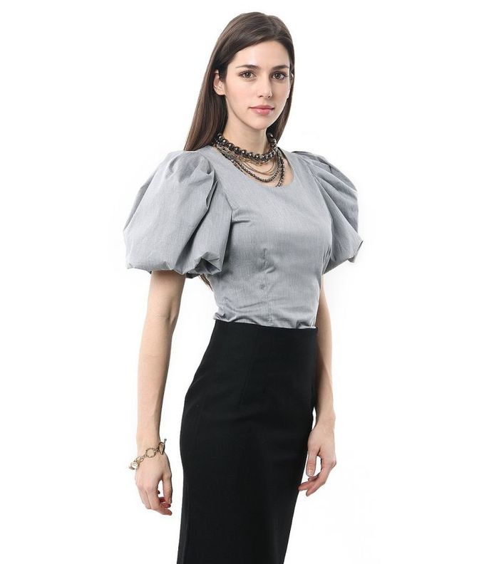 صور اجمل موديلات اكمام منفوخة