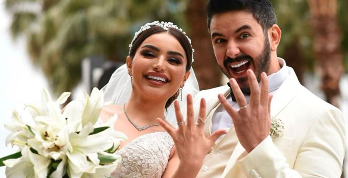 صور مرحة ومضحكة لزفاف هيفا الحسوني وبكر خالد تشعل مواقع التواصل الاجتماعي