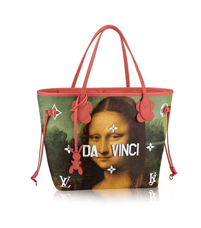 حقيبة Neverfull لويس فويتون بالتعاون مع جيف كونز