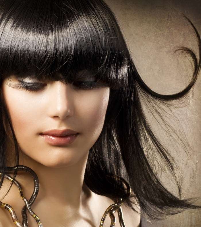 الغرة العريضة لتسريحة عملية في خريف 2013