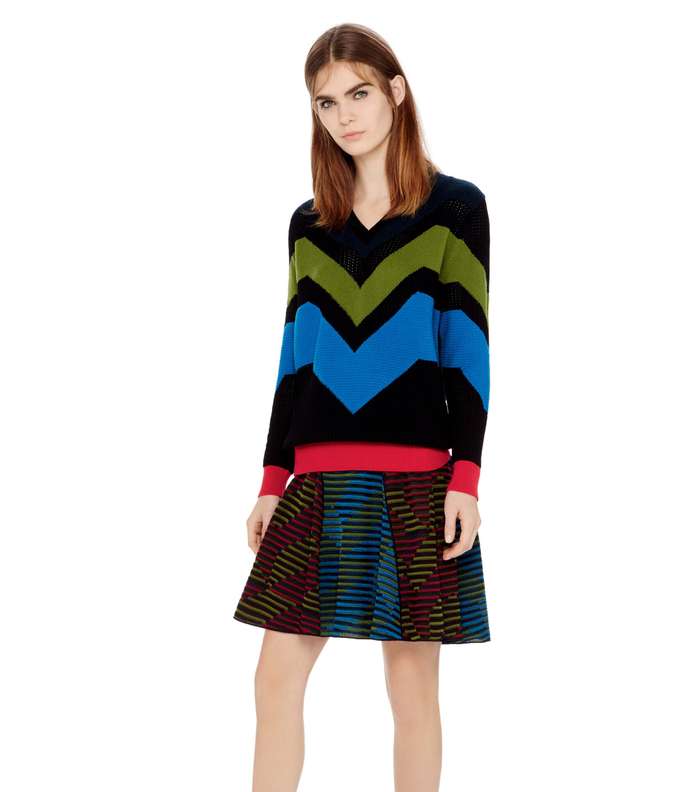 موضة مزج نقشات مختلفة مع بعضها البعض من M Missoni