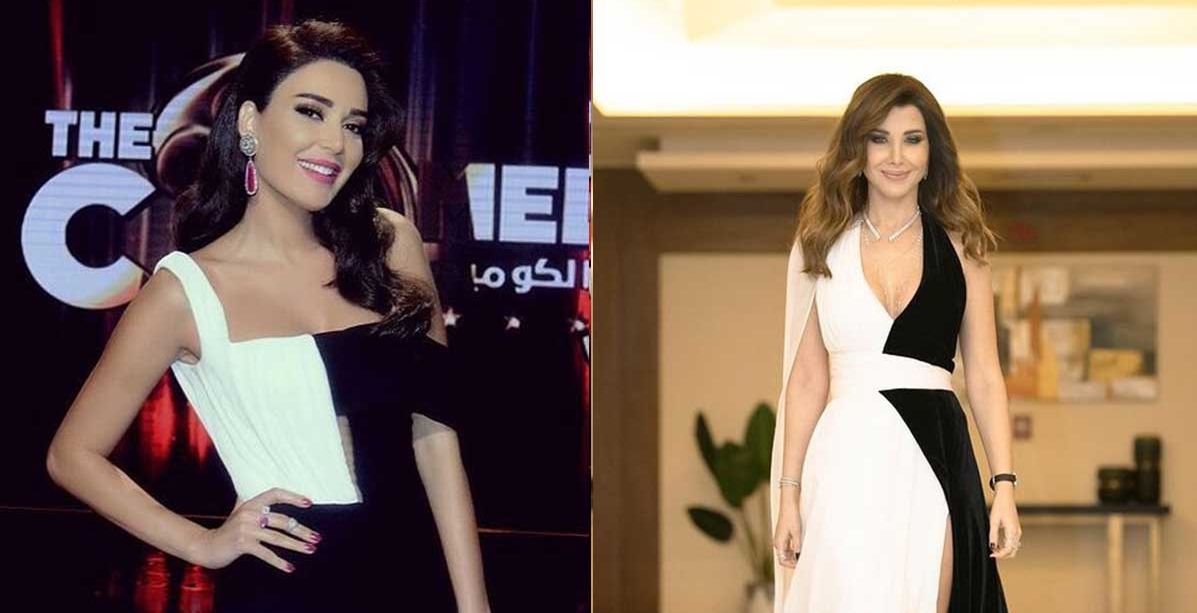 نانسي عجرم تستوحي اطلالتها من فستان ارتدته سيرين عبد النور