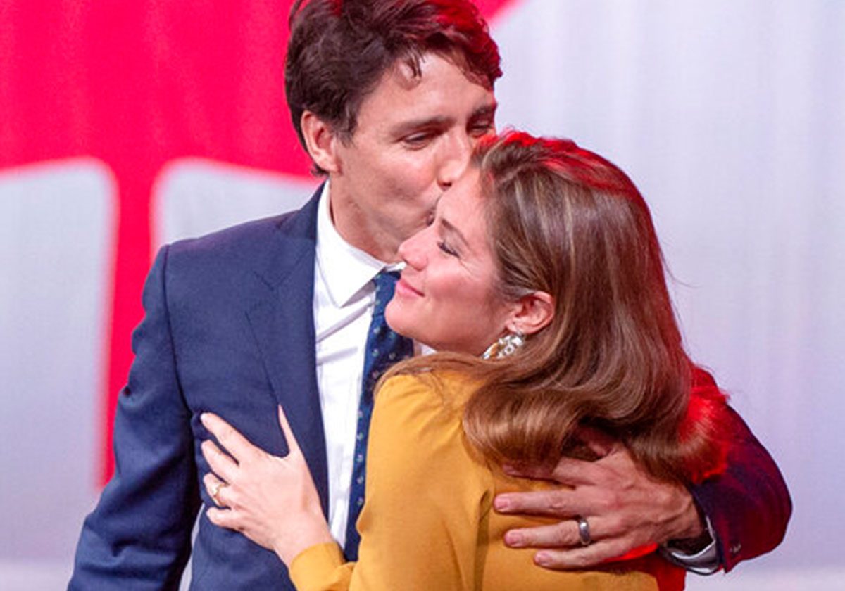 لا يتردد الرئيس الكندي في التعبير عن حبّه لزوجته 