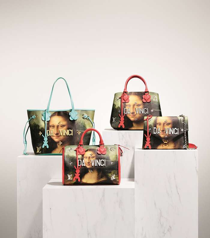 لويس فويتون تطلق حقائبها بالتعاون مع جيف كونز