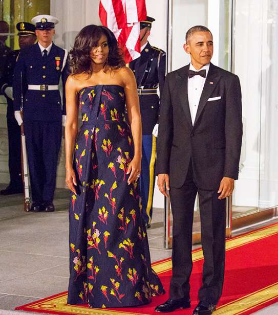 من الامور التي سنتذكر ميشيل اوباما بها اختيارها المستمر لازياء من توقيع مصممين نعشقهم