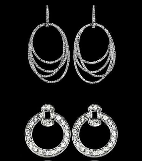 الأقراط الدائريّة مثاليّة لتسريحة الشعر المموّج 