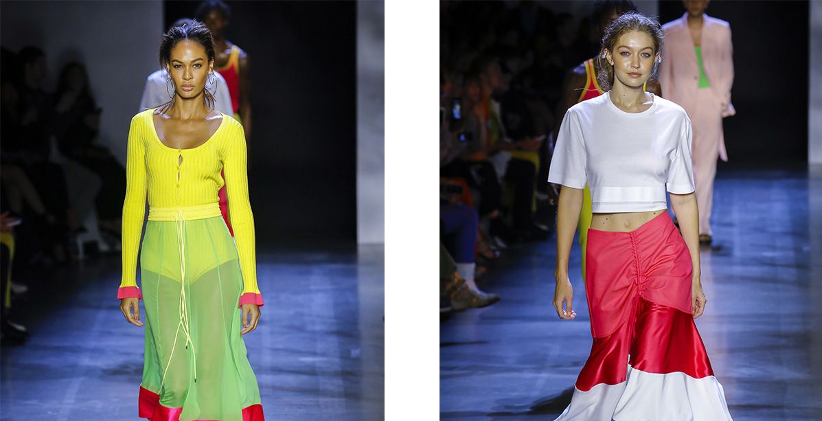 التنوة بقصة الكشاكش وموضة الـ Color Blocks