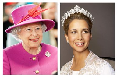 الاميرة هيا خضعت لقواعد اللباس البريطاني وظهرت باطلالة مطابقة مع الملكة اليزابيث!