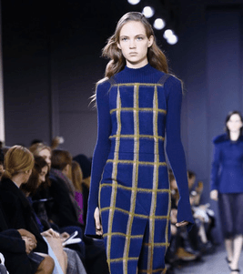 موضة الاقمشة المقطعة الـ Plaid من Jason wu لشتاء 2017