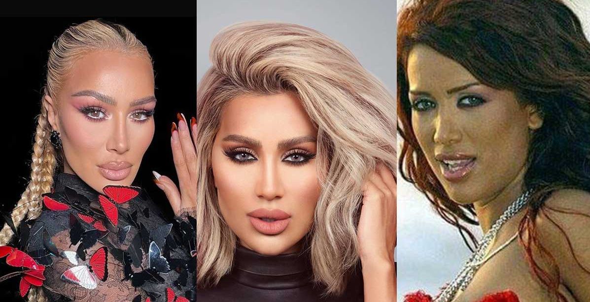 صور النجمات قبل وبعد نحت الوجه