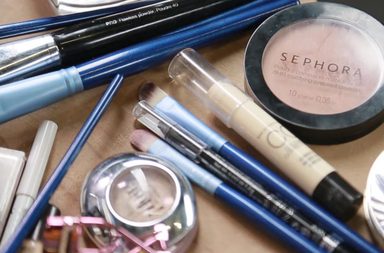 Cosmetics, Pen, Wristwatch