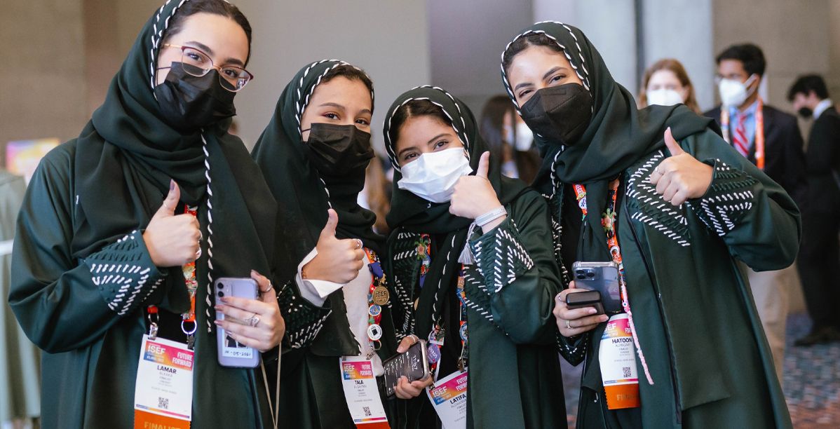 35 طالب وطالبة من المملكة يشاركون في مسابقة آيسف 2022