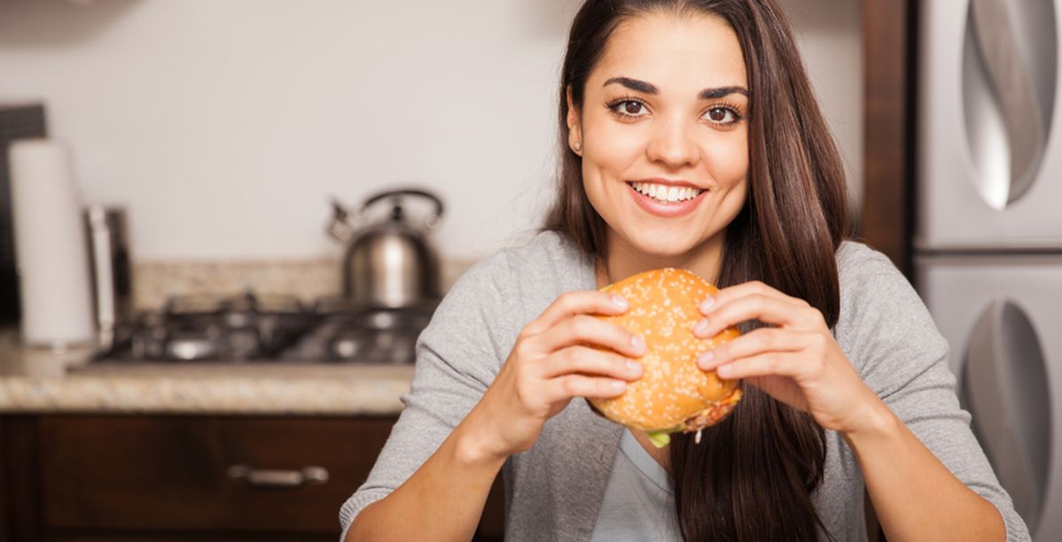 خسارة الوزن والاطعمة السريعة