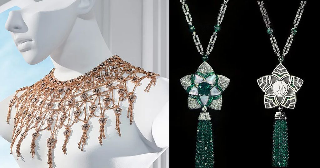 تصاميم استوحتها دور أزياء ومجوهرات عالمية من الدول العربية