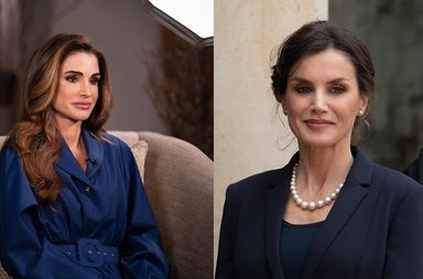 ملامح الشبه بين الملكتين ليتيزيا ورانيا العبدالله