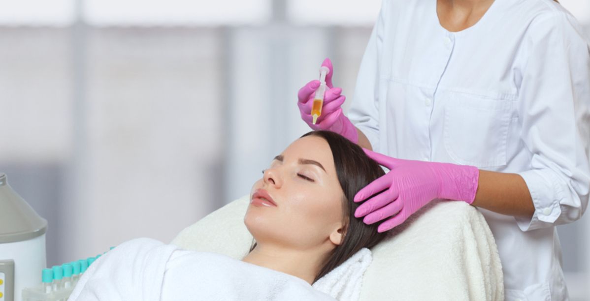 حقن البلازما لتساقط الشعر