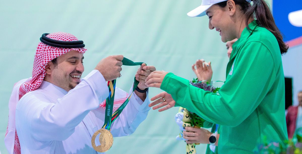 رياضيات سعوديات توّجن في دورة الألعاب السعودية 2022