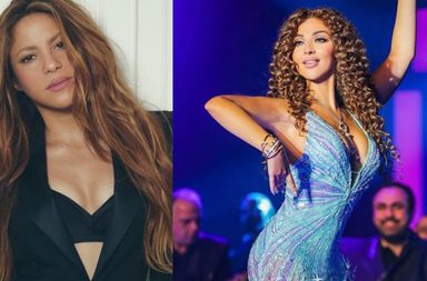 ميريام فارس وشاكيرا