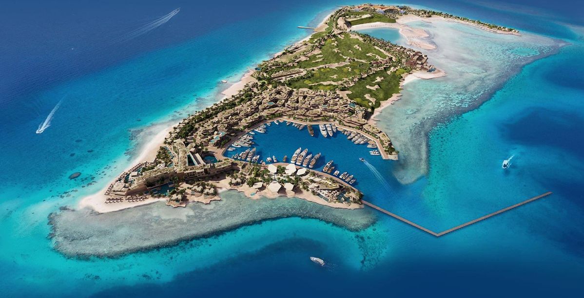 ولي العهد السعودي يعلن عن جزيرة "سندالة" أول وجهة بحرية في نيوم