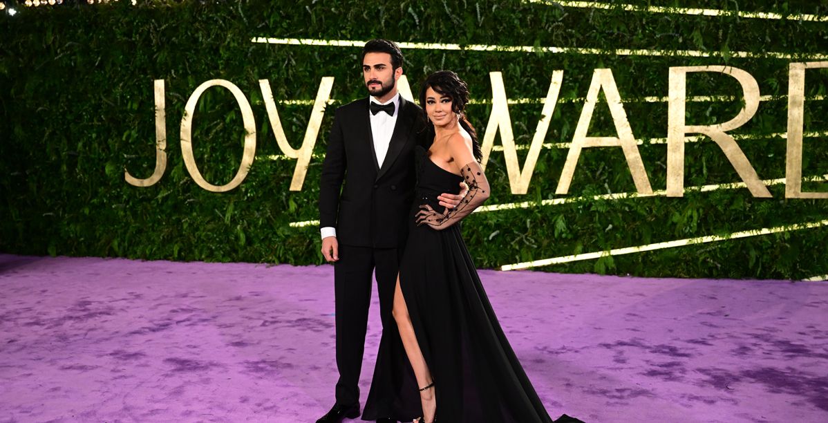 أجمل الثنائيات في حفل جوائز صُناع الترفيه joy awards 2023 في الرياض