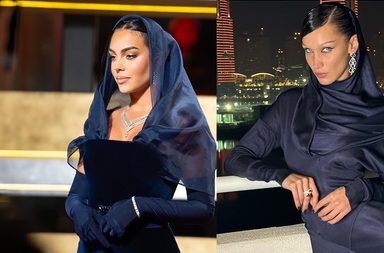 جورجينا رودريغيز في السعودية بالحجاب