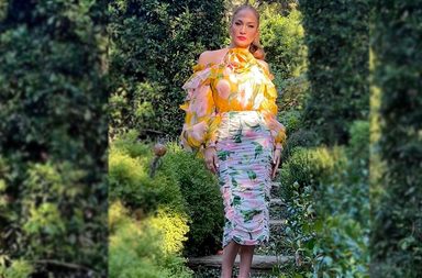 اطلالة جنيفر لوبيز الجديدة واخطاء فيها