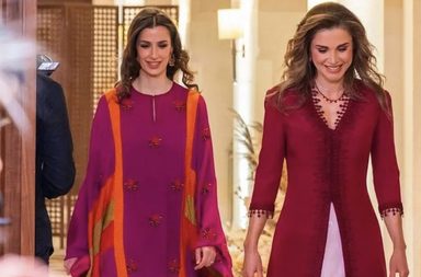 زي تراثي سعودي لخطيبة ولي العهد الأردني رجوة آل سيف: من خلف إطلالتها؟