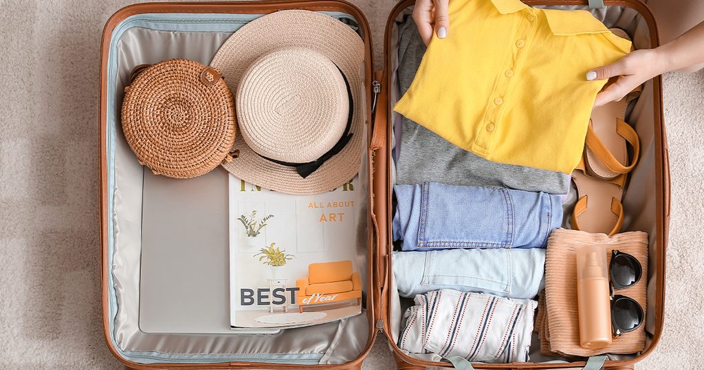 تجهيز حقيبة السفر