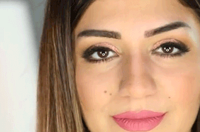 بالفيديو، تكثيف الحواجب بالرموش الاصطناعية