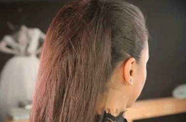 الفيديو، طريقة تسريحة ذيل الحصان